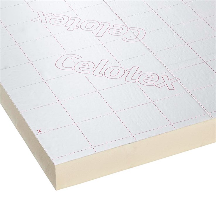 Celotex GA4075 PIR Insulation Board 1200 x 2400 x 75mm